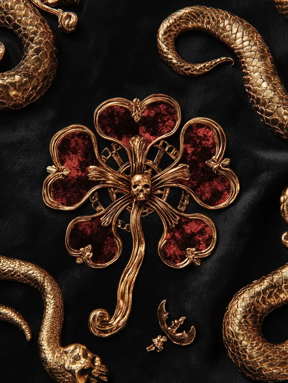 An image of a golden clover representing the energy of the Good Fortune Spell