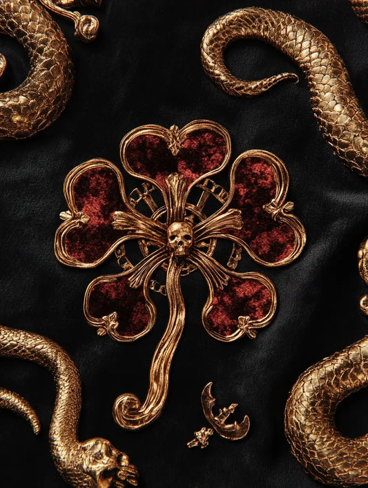 An image of a golden clover representing the energy of the Good Fortune Spell
