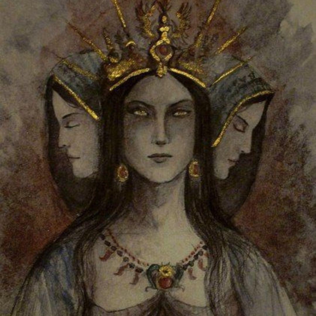 Painting of Hecate.
