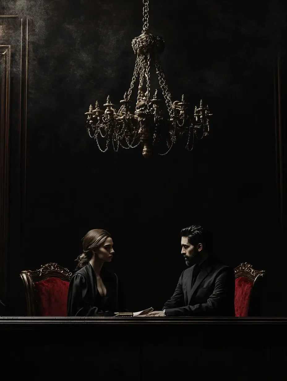 An image of a woman and a man arguing, representing the energy of the Divorce Protection Spell