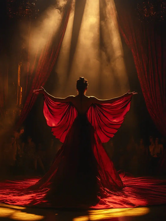 An image of a celebrity performing in front of a large audience representing the energy of the Fame Influence Spell