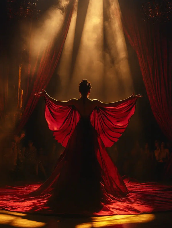 An image of a celebrity performing in front of a large audience representing the energy of the Fame Influence Spell