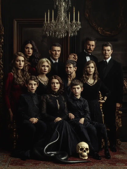 An image of a family portrait representing the energy of the Inheritance Conflict Spell