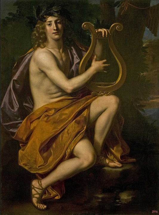 Painting of the Greek God Apollo.