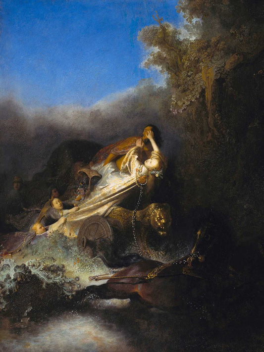 Painting of the Greek God Hadès.