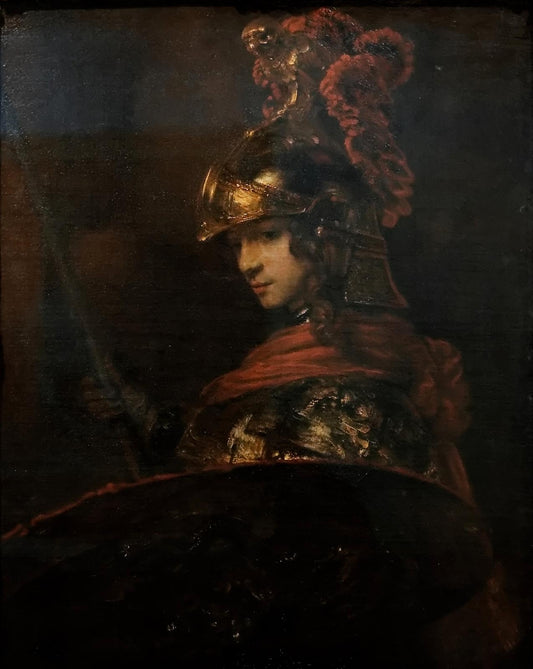 Painting of the Greek Goddess Athéna.